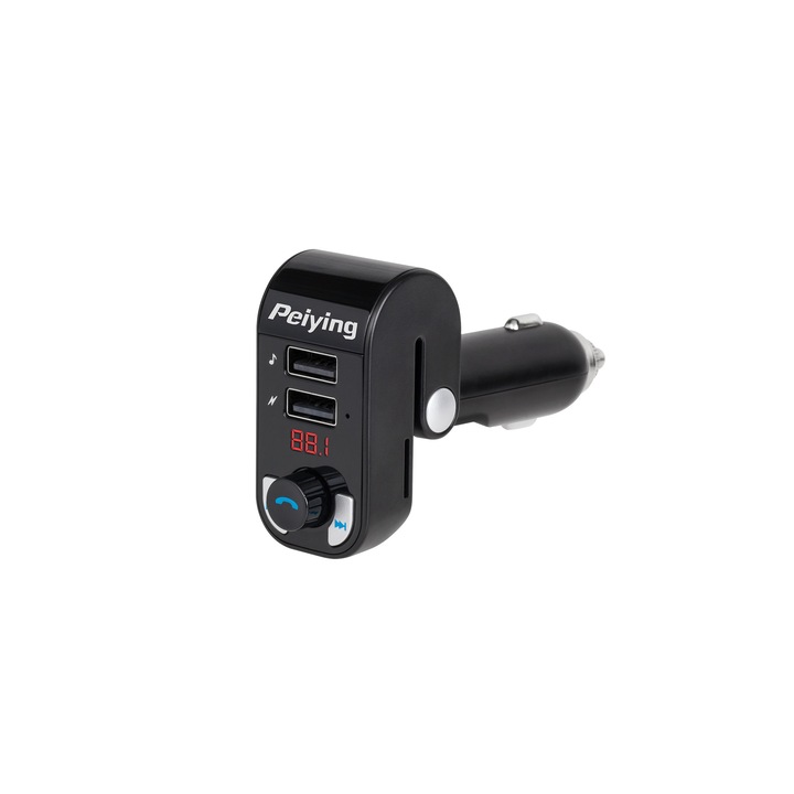 Peiying 2 X USB bluetooth FM audiomodulátor