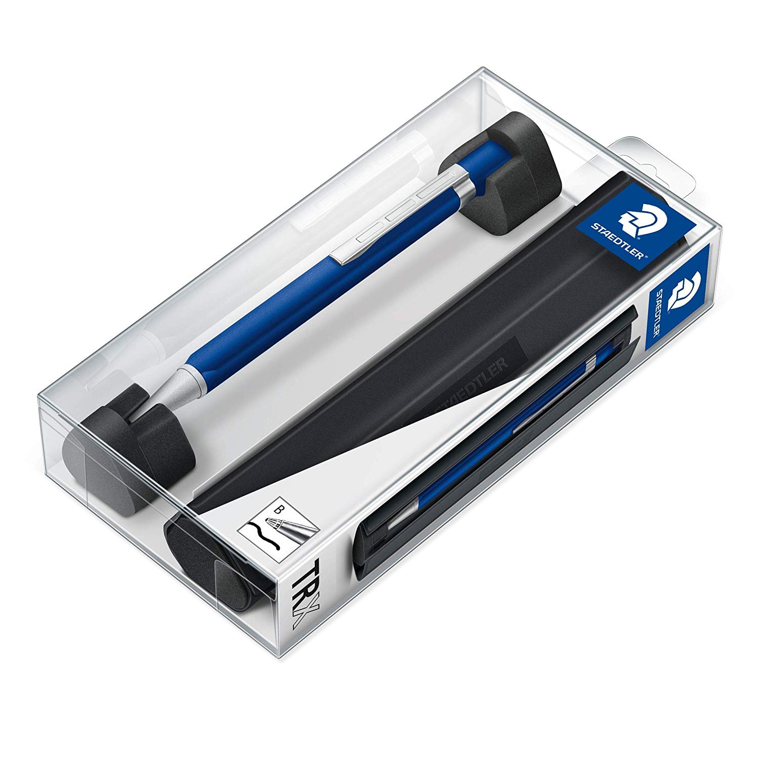 Pix Staedtler Stick TRX si etui B albastru ST-440TRX3B-9