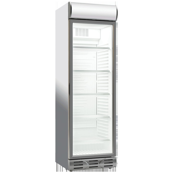 Хладилна витрина KLIMASAN D 372 SC M4C, 390л, Н 201см, Вентилатор, Бяла