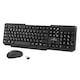 Set tastatura si mouse USB, 2,4GHz, Negru