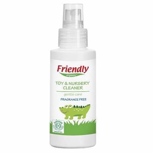 Detergent Organic Spray pentru jucarii si suprafete, 100 ml, Friendly Organic , fara miros