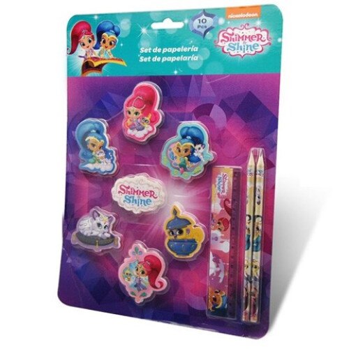 Set de papetarie Shimmer and Shine 10 bucati