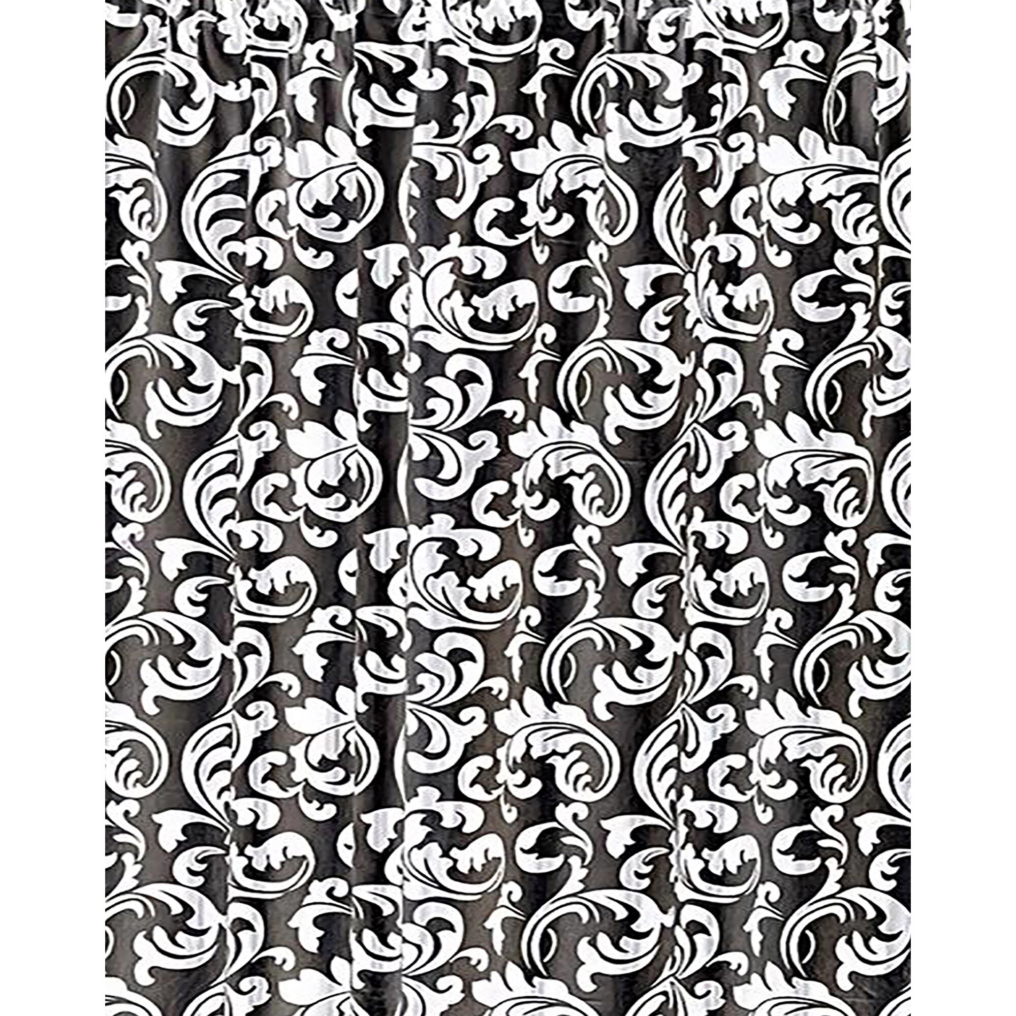 Elizabeth Line Pattern Комплект затъмняващи пердета, цвят черен/сив, колекция