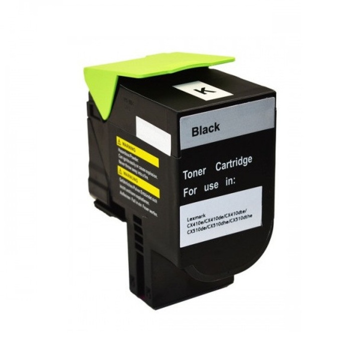 CX410 Cartus Toner compatibil cu Lexmark 80C2HK0 (802HK), Extra Large, 4000 pagini, Negru, pentru imprimante Lexmark CX410e, CX410de, CX410dte, CX510de, CX510dhe, CX510dthe