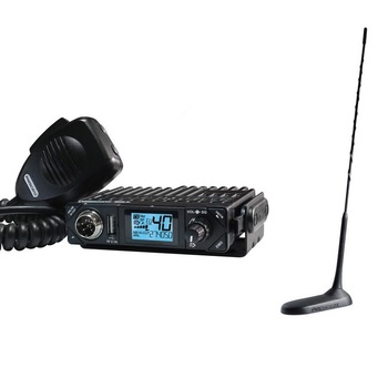 Kit Statie Radio CB President BILL + Antena Radio CB President Virginia UP Prindere Magnetica Kit Statie Radio CB President BILL + Antena Radio CB President Virginia UP Prindere Magnetica