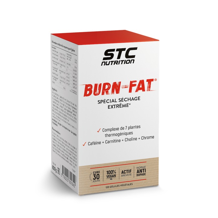 Supliment pentru slabire, Burn Fat, flacon 120 capsule, arde grasimea, relief muscular