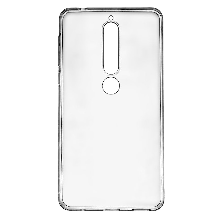 Husa de protectie Devia Naked Silicon pentru Nokia 6 2018 / 6.1, Transparent