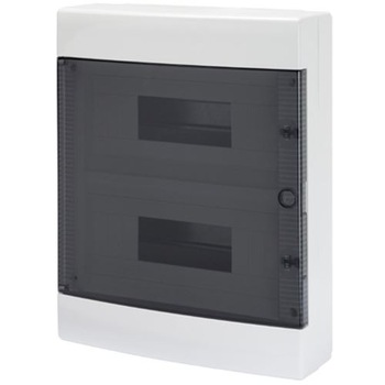 Tablou electric Gewiss, 24 module, montaj aparent, grad protectie IP40, GW40047 Tablou electric Gewiss, 24 module, montaj aparent, grad protectie IP40, GW40047