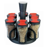 Set condimente 6 recipiente cu suport rotativ GRUNBERG, GR386