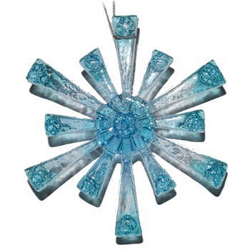 Steluta de Craciun din sticla topita Steluta de Craciun din sticla topita