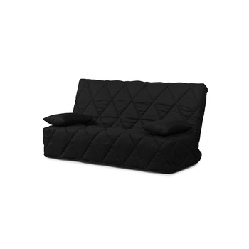 Canapea Click Clack The Sofa Banu Black Petite, 183/82/88 cm Canapea Click Clack The Sofa Banu Black Petite, 183/82/88 cm