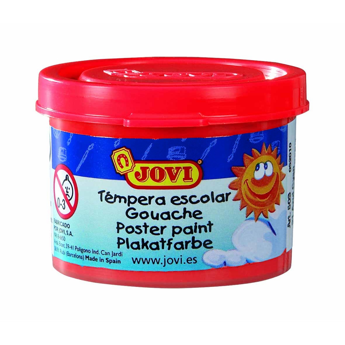 Tempera scoala rosu 35ml Jovi