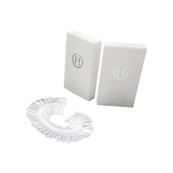 Set 100 bucati Casca de dus transparenta,ambalat in cutie carton 'H',Brand AMS Set 100 bucati Casca de dus transparenta,ambalat in cutie carton 'H',Brand AMS