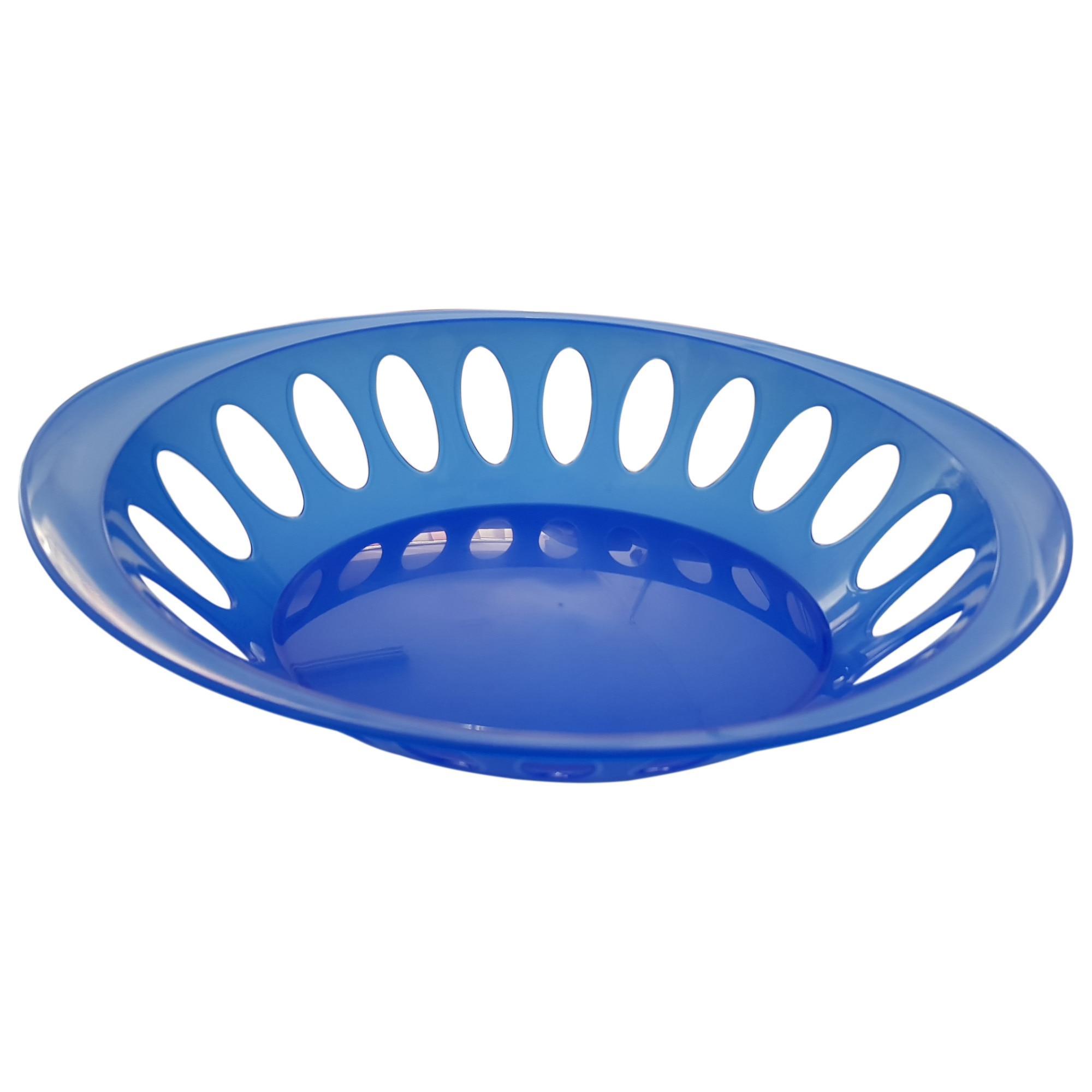 Cos pentru fructe,paine,oval, 29x21cm,albastru