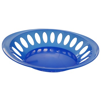 Cos pentru fructe,paine,oval, 29x21cm,albastru Cos pentru fructe,paine,oval, 29x21cm,albastru