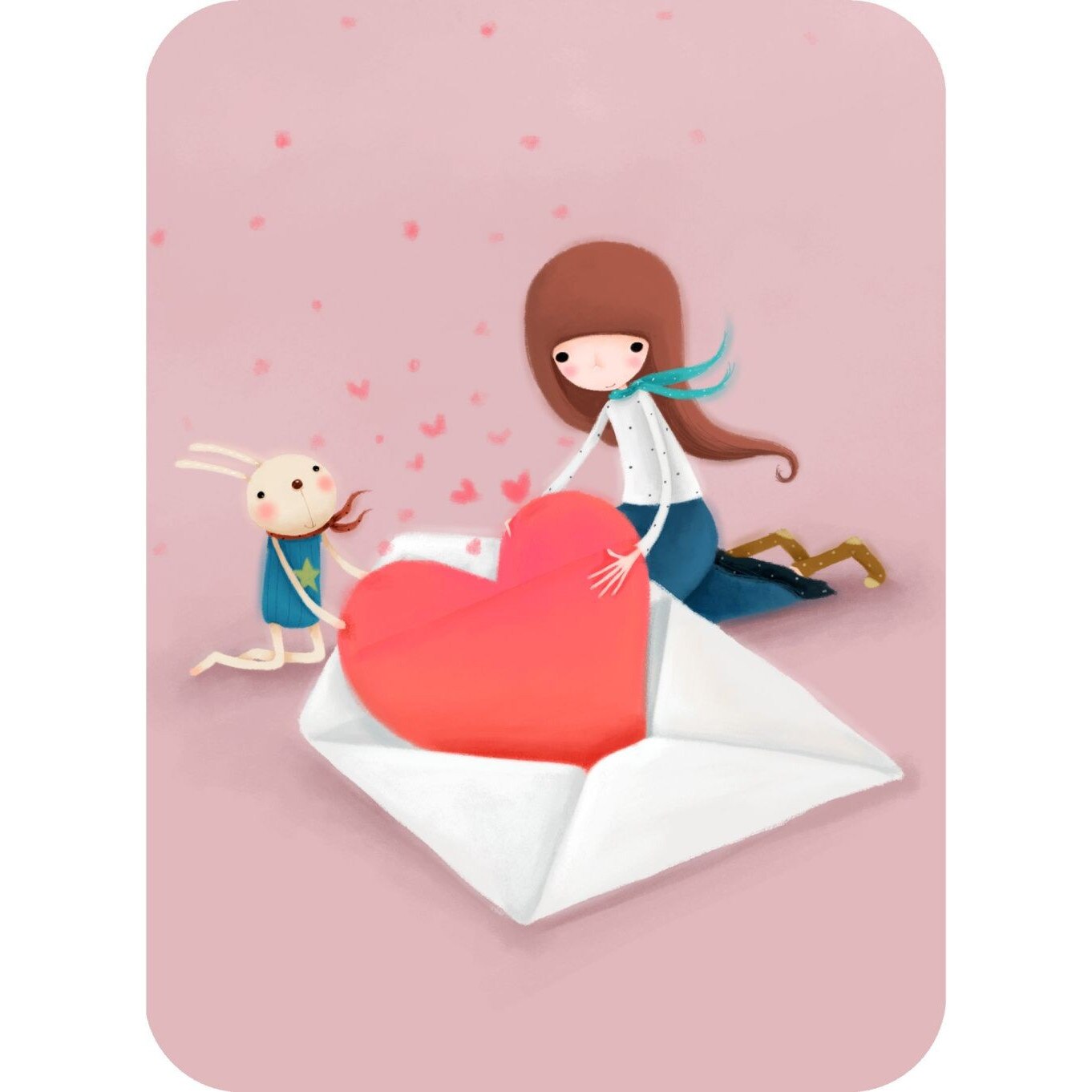 Felicitare Eclectic - The Sweet Heart