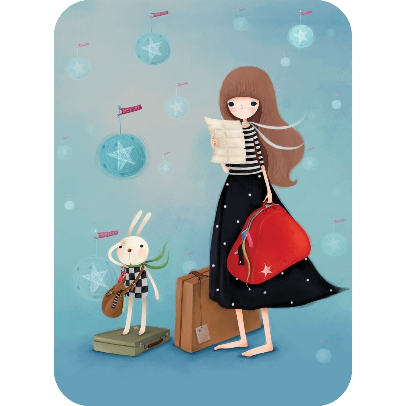 Felicitare Eclectic - The Map