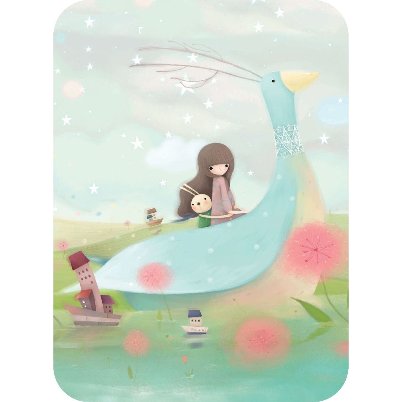 Felicitare Eclectic - The Houseboats