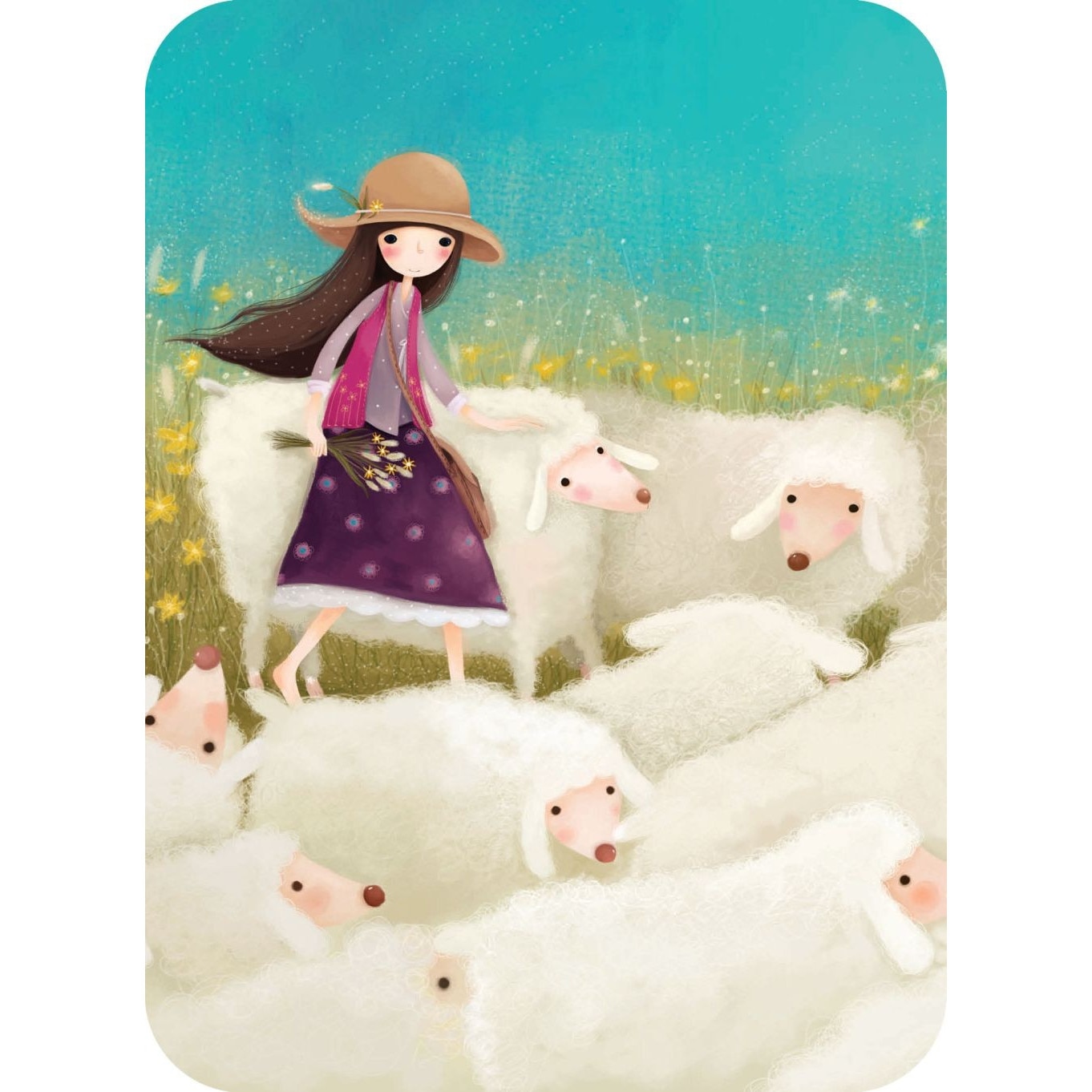 Felicitare Eclectic - Buttercup Meadow