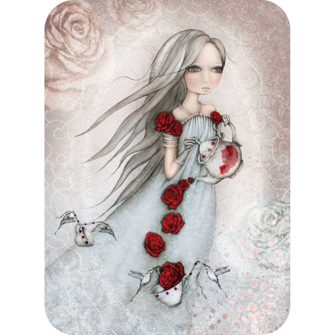 Felicitare Eclectic - Rose Tea