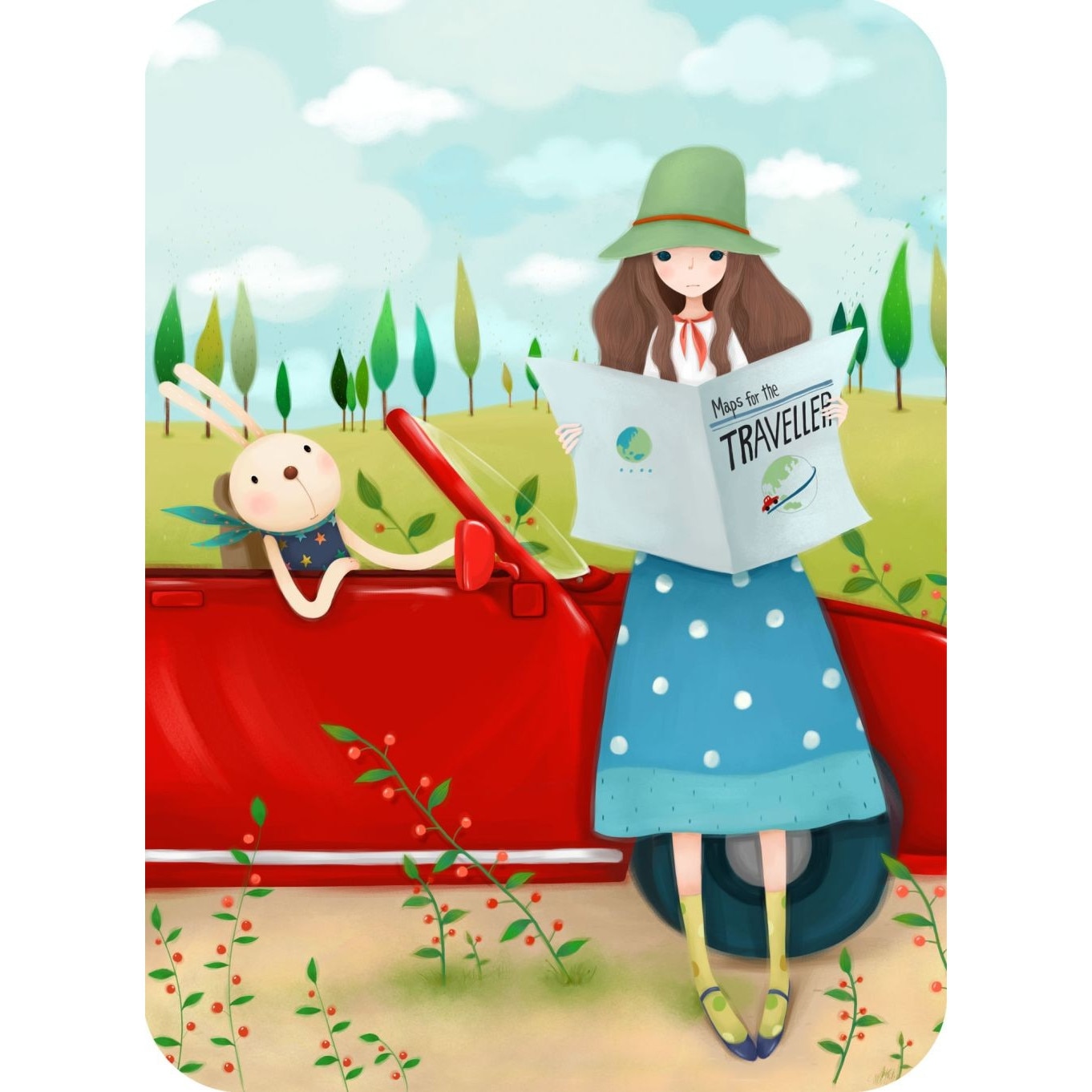 Felicitare Eclectic - Road Trip