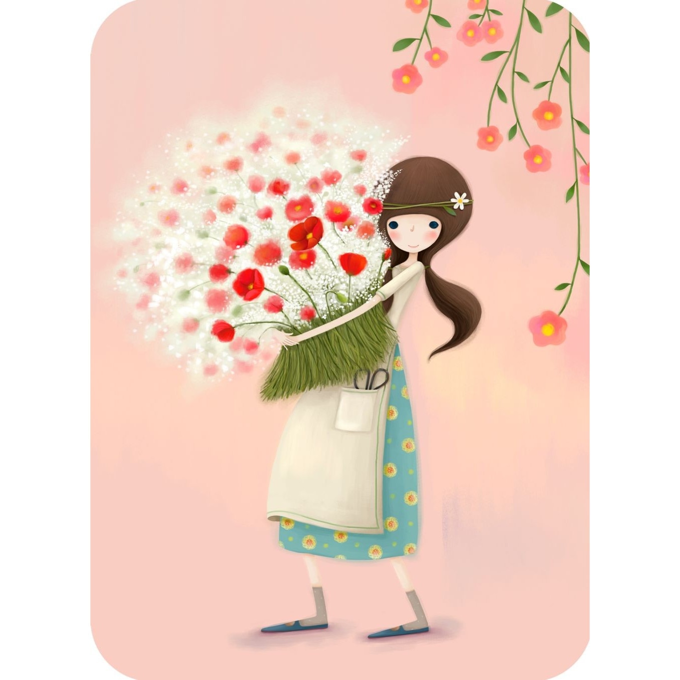 Felicitare Eclectic - Pretty As A Flower