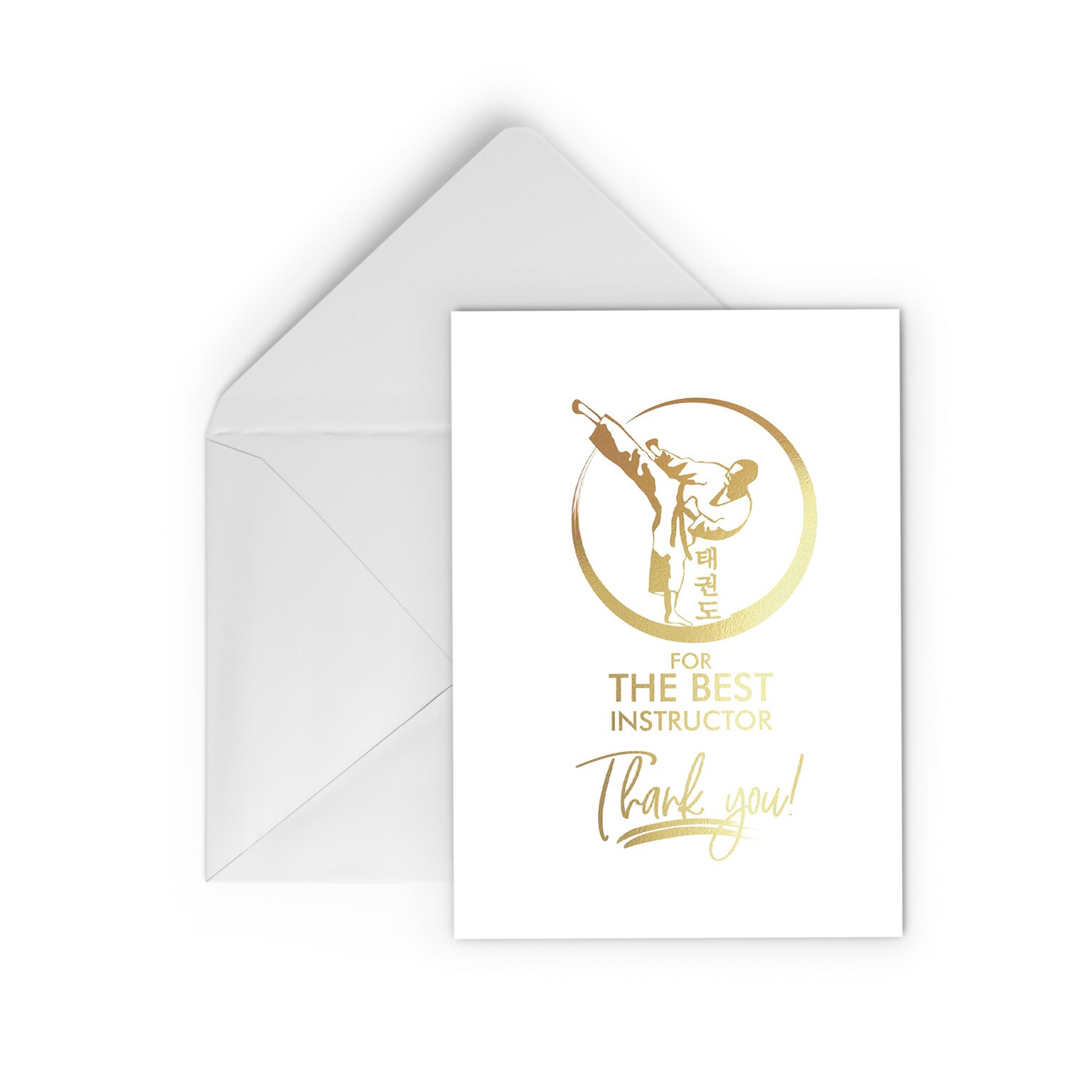 Felcitare cu plic, Instructor arte martiale, Thank you, Taekwondo