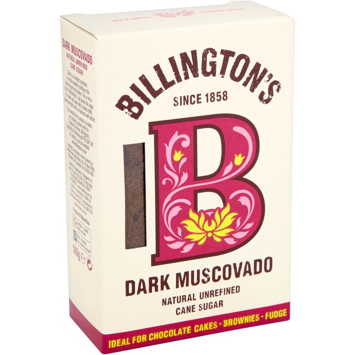 Zahar Dark Muscovado 500g Billington's