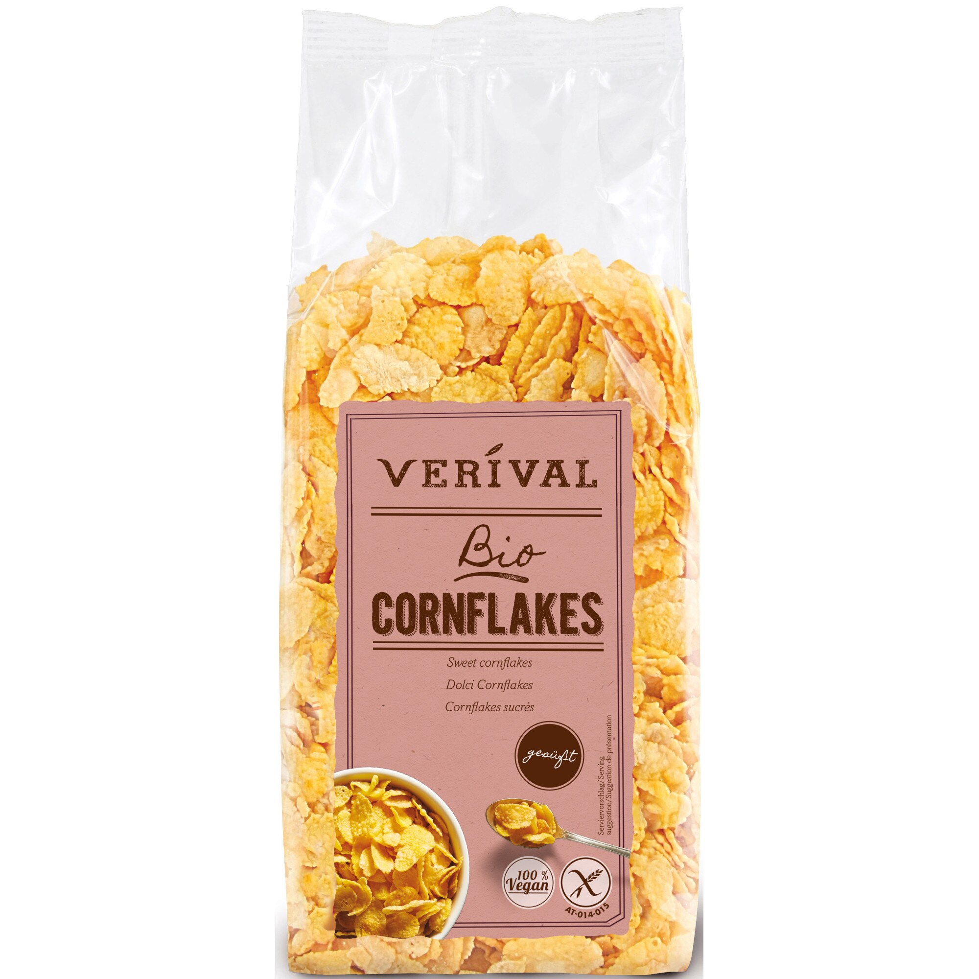 Cornflakes cu zahar 250g Verival Bio