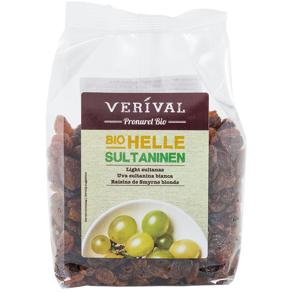 Stafide galbene 250g Verival Bio