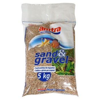 Pietris pentru acvariu AMBRA punga 5 kg granulatie 2 mm Pietris pentru acvariu AMBRA punga 5 kg granulatie 2 mm