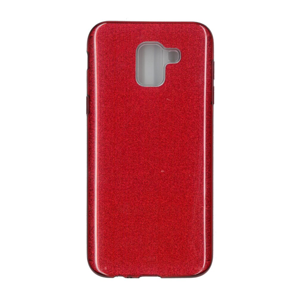 Husa spate EuroCELL Shiny pentru Samsung Galaxy J6 2018, rosu