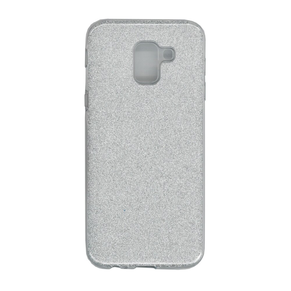 Husa spate EuroCELL Shiny pentru Samsung Galaxy J6 2018, argintiu