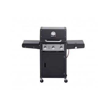 Gratar pe gaz cu 4 arzatoare din inox, gratare si plita din fonta, Grand Hall Xenon 3 K03000032A Gratar pe gaz cu 4 arzatoare din inox, gratare si plita din fonta, Grand Hall Xenon 3 K03000032A