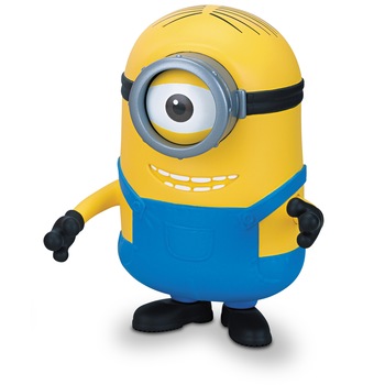 Figurina Minions Stuart cu articulatie, 8 cm Figurina Minions Stuart cu articulatie, 8 cm