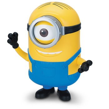 Figurina Minions Jumbo Stuart cu brate articulate Figurina Minions Jumbo Stuart cu brate articulate