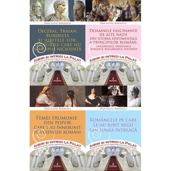 Set 4 carti Iubiri si intrigi la palat, volumele XI-XIV - prezentate de Dan Silviu Boerescu Set 4 carti Iubiri si intrigi la palat, volumele XI-XIV - prezentate de Dan Silviu Boerescu