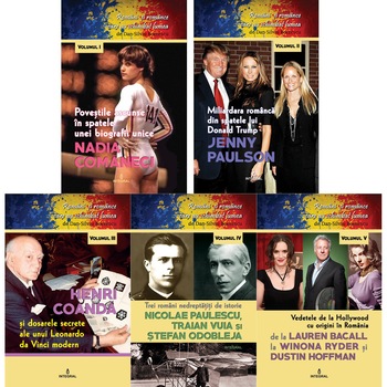 Set 5 carti Romani si romance, volumele I-V - prezentate de Dan Silviu Boerescu Set 5 carti Romani si romance, volumele I-V - prezentate de Dan Silviu Boerescu