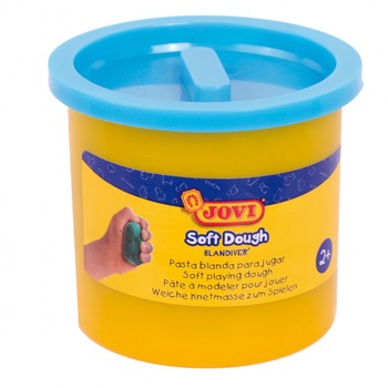 Plastilina Soft albastru neon 110g Jovi Plastilina Soft albastru neon 110g Jovi