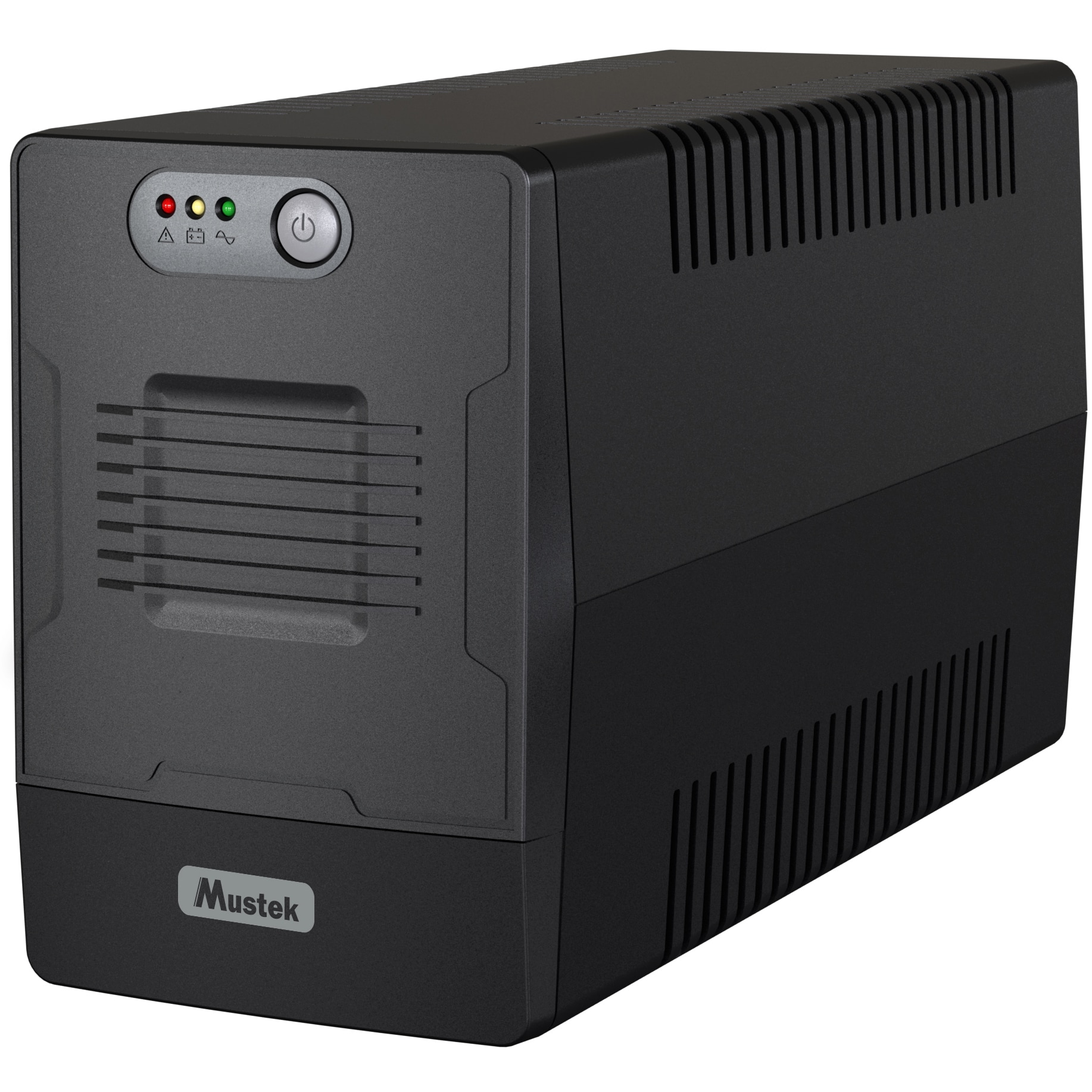 UPS MUSTEK Line Int. cu management, LED, 2000VA/ 1200W, AVR, 4 x socket SchukoUSB, combo RJ45