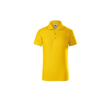 Tricou pique polo copii, Galben Tricou pique polo copii, Galben