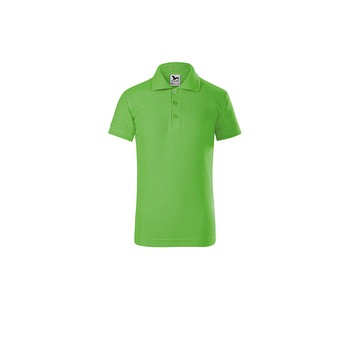 Tricou pique polo copii, Verde mar Tricou pique polo copii, Verde mar