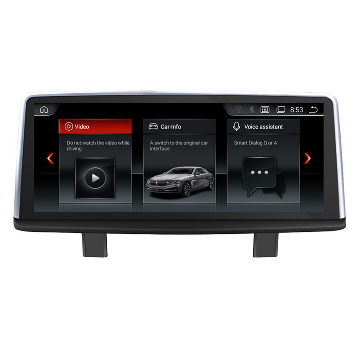 Navigatie BMW Seria 3 F30 F31 ( 2012 - 2018 ) , Android , 4GB RAM + 64 GB ROM , Display 10.25 " IPS , Internet , 4G , Aplicatii , Waze , Wi Fi , Usb , Bluetooth , Mirrorlink