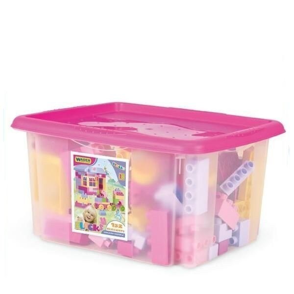 Cuburi de construit Wader, 132 piese