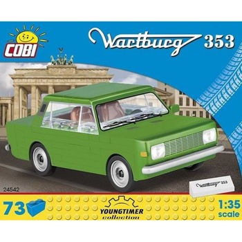 Cobi, Set de blocuri pentru Wartburg 353, 73 de piese, scala 1:35 Cobi, Set de blocuri pentru Wartburg 353, 73 de piese, scala 1:35
