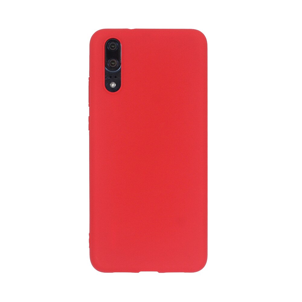 Husa silicon Just Must Candy pentru Huawei P20, Rosu