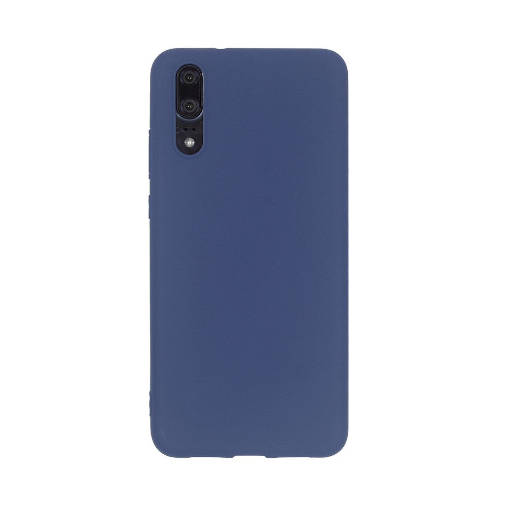 Husa Silicon Just Must Candy pentru Huawei P20, Albastru