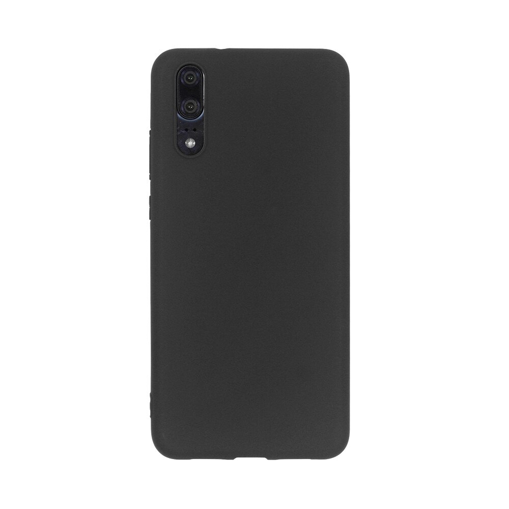 Husa Silicon Just Must Candy pentru Huawei P20, Negru
