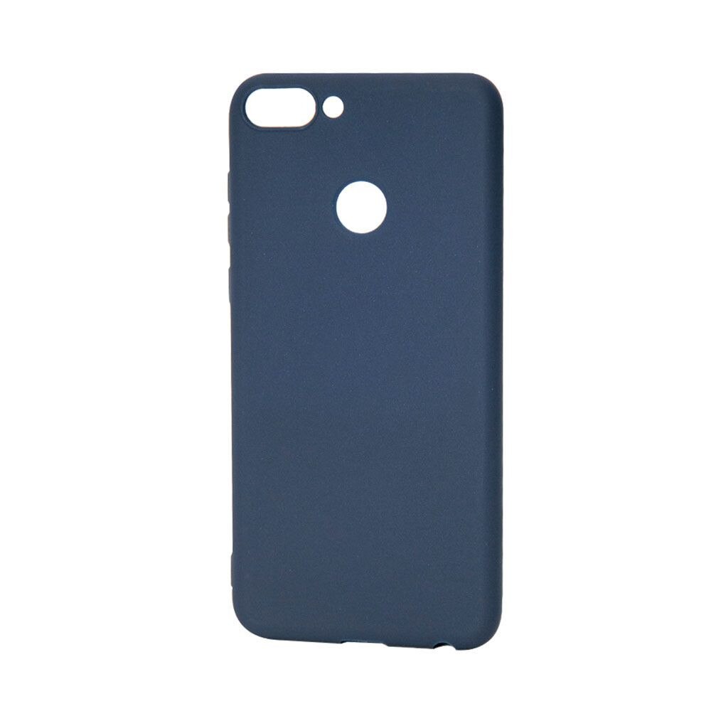 Husa Silicon Just Must Candy pentru Huawei P Smart, Albastru