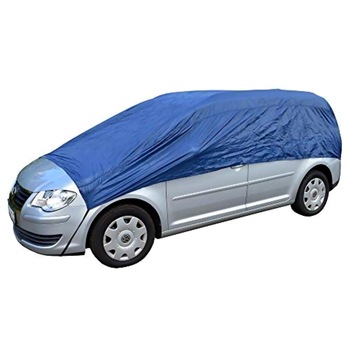 Husa Auto Protectie Parbriz, Oglinzi, Geamuri si Luneta, Prelata Auto Rezistenta din Nylon, Montaj Rapid cu Carlige, marimea XL Husa Auto Protectie Parbriz, Oglinzi, Geamuri si Luneta, Prelata Auto Rezistenta din Nylon, Montaj Rapid cu Carlige, marimea XL